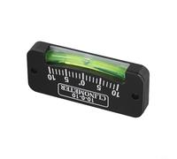 Inclinomètre de sentier pour voiliers, yachts et bateaux - Niveau d'angle de portée 45-0-45 avec précision ± 1 mm, construction ABS, compact et portable - Pente marine M (10 degrés)