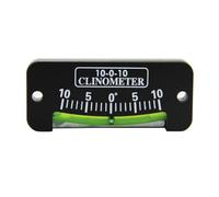 Inclinomètre de sentier pour voiliers, yachts et bateaux - Niveau d'angle portable en ABS avec précision ± 0,3-1 mm, portée 10-0/25-0/45-0, compteur de pente marine compact (10 degrés)