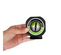 Inclinomètre de Voiture à LED Lumineux, Matériau ABS, Support Réglable, Lumière LED, Conduite de Nuit, Vert Armée, pour L'apprentissage des Conditions Routières, avec Rotation