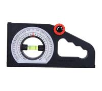 Inclinomètre d'ingénierie - Niveau de règle - Jauge d'angle multifonction | Instrument de mesure d'angle ABS | Détecteur de pas rotatif pour usage domestique et industriel