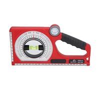 Inclinomètre D'ingénierie, Règle de Mesure de Pente Universelle Portable, Jauge D'angle Multifonction, Détecteur de Pas Rotatif à Double échelle avec Flacon de Niveau