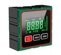 Inclinomètre Magnétique Numérique - Capteur MEMS Amélioré, Précision De 0,1°, Résolution 0,01°. Base Magnétique Sur Toute La, Écran LCD Rétroéclairé 2,4", IP54. Ēsseñtial Pour Les Machinistes