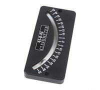 Inclinomètre, matériau ABS, niveau à bulle haute résolution, rapporteur d'angle portable pour mesure d'itinéraire de navire, plage 25-0-25/45-0-45 (45-0-45)