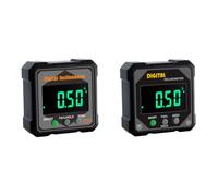 Inclinomètre numérique 4 côtés avec Fond magnétique, jauge d'angle précise pour scie à Onglet et Travail du Bois