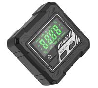 Inclinomètre numérique avec boîtier ABS LED, Green backlight | Fonction de conservation des données avec outil de mesure des résistant pour les tâches de précision du