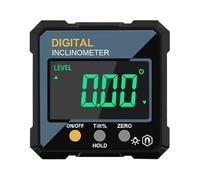 Inclinomètre numérique | Jauge d'angle numérique magnétique électronique | Instrument avec affichage LED pour atelier, soudage, plomberie, alignement de menuiserie, amélioration de la maison