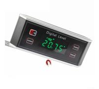 Inclinomètre numérique magnétique avec écran LCD, plage de mesure de 150 mm, résolution de 0,01 mm, précision ± 0,02 mm, alliage d'aluminium et acier inoxydable S