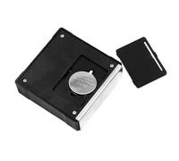 Inclinomètre Numérique Noir Mini Affichage LCD, Magnétique | Mesureur D’angle Portable, Base Aimantée Puissante, pour Tables Machine, Poutres Acier