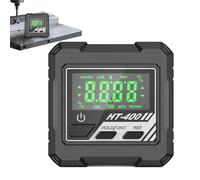 Inclinomètre numérique | Outil de mesure LCD | 4 x 90 degrés Range Cube Inclinomètre - pour machines de construction, scie, onglet goujon, table, voiture, boussole