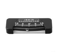 Inclinomètre numérique pour pente - Niveau 25-0-25 degrés - Portable - Outil de mesure de pas de sentier - Pour navigation, navigation, cloison - Noir