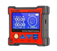 Inclinomètre numérique, Rapporteur D'angle Numérique À 2 Axes DXL360S/DXL360, Avec Base Magnétique 5 Côtés, Jauge De Niveau D'affichage pour Menuiserie, Bâtiment(DXL360S)