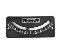 Inclinomètre pour bateau nautique et compteur de pente, ABS de calibre 45-0-45, inclinomètre portable pour navigation à voile avec haute résolution (45-0-45)