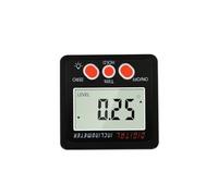 Inclinomètre rapporteur étanche IP54 Niveau Boîte de mesure d'angle Cône Testeur Jauge Outil de mesure Travail Lumière blanche