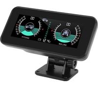 Inclinomètre universel intelligent pour voiture Tilt Gauge Haute résolution HUD Angle numérique -Instrument de mesure de l'inclinaison pour automobiles