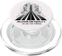 Inclusion et égalité seulement Way Diversité Antiracisme PopSockets PopGrip pour MagSafe