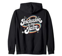 Inclusion is My Jam Colorful SPED Teacher Special Education Sweat à Capuche