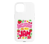 Inclusion is My Jam Groovy Special Education Sped Teacher Coque pour iPhone 15