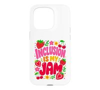 Inclusion is My Jam Groovy Special Education Sped Teacher Coque pour iPhone 15 Pro