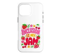 Inclusion is My Jam Groovy Special Education Sped Teacher Coque pour iPhone 16 Pro Max