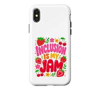 Inclusion is My Jam Groovy Special Education Sped Teacher Coque pour iPhone X/XS