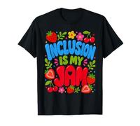 Inclusion is My Jam Groovy Special Education SPED Teacher T-Shirt