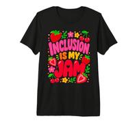 Inclusion is My Jam Groovy Special Education Sped Teacher T-Shirt Haut de Gamme