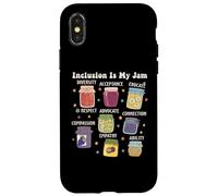 Inclusion is My Jam : Soutien à l'Autisme pour Les Enseignants de l'éducation spécialisée Coque pour iPhone X/XS