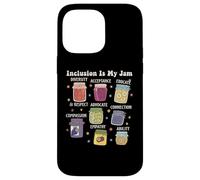 Inclusion is My Jam : Soutien à l'Autisme pour Les Enseignants de l'éducation spécialisée Coque pour iPhone 14 Pro Max