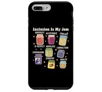 Inclusion is My Jam : Soutien à l'Autisme pour Les Enseignants de l'éducation spécialisée Coque pour iPhone 7 Plus/8 Plus