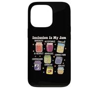 Inclusion is My Jam : Soutien à l'Autisme pour Les Enseignants de l'éducation spécialisée Coque pour iPhone 13 Pro