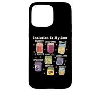 Inclusion is My Jam : Soutien à l'Autisme pour Les Enseignants de l'éducation spécialisée Coque pour iPhone 15 Pro Max