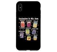 Inclusion is My Jam : Soutien à l'Autisme pour Les Enseignants de l'éducation spécialisée Coque pour iPhone XS Max