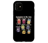 Inclusion is My Jam : Soutien à l'Autisme pour Les Enseignants de l'éducation spécialisée Coque pour iPhone 11
