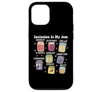Inclusion is My Jam : Soutien à l'Autisme pour Les Enseignants de l'éducation spécialisée Coque pour iPhone 12/12 Pro