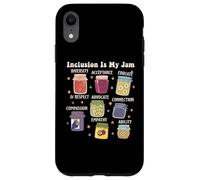 Inclusion is My Jam : Soutien à l'Autisme pour Les Enseignants de l'éducation spécialisée Coque pour iPhone XR
