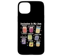 Inclusion is My Jam : Soutien à l'Autisme pour Les Enseignants de l'éducation spécialisée Coque pour iPhone 15 Plus
