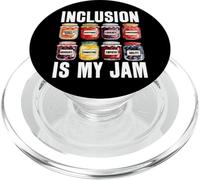 Inclusion is My Jam SPED Teacher Special Education Autism PopSockets PopGrip pour MagSafe