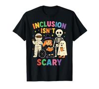 Inclusion is Not Scary Cute Halloween Kindness T-Shirt