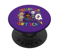 Inclusion ISN’t Scary Cute Halloween Kindness PopSockets PopGrip Adhésif