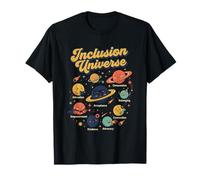 Inclusion Universe Planet Space Awareness Graphic T-Shirt