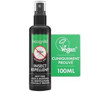 Incognito Insect Repellent Spray, 100ml - Natural DEET Free, Shields from Wide Range of Biting Insects. Clinically proven protection from Ticks & Dengue carrying mosquitoes, Organic Mosquito Repellent