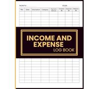 Income and Expense Log Book: Financial Record Ledger for Tracking Daily Income, Spending, Payment Methods and Running Balance for Personal Budgeting or Small Business Accounting
