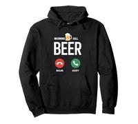 Incoming Call Beer Apéro EVG Bière Soirée Potes Bar Humour Sweat à Capuche