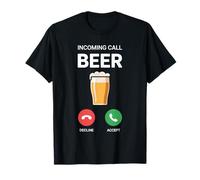 Incoming Call Beer Apéro EVG Bière Soirée Potes Bar Humour T-Shirt