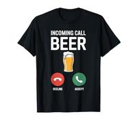 Incoming Call Beer Apéro EVG Bière Soirée Potes Bar Humour T-Shirt