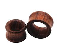 Inconnu 1 Paire Tunnels de Chair Tunnels d'oreille Tunnels Plugs 20mm Ecarteur Oreilles en Bois 3/4 inch en Bois Piercing Tunnels Oreille Expander Piercing