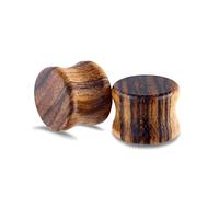 Inconnu 2 PCSDe Bijoux Plugs Écarteurs Type Tunnel pour Piercing d'oreille 18mm Écarteur Oreille Bois 11/16 inch en Bois Piercing Tunnels Expansion Oreille Dilatation Piercing Bijoux