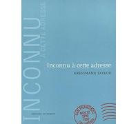 Inconnu à cette adresse: Édition anniversaire