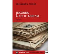 Inconnu a cette adresse Edition en gros caractères - Kressmann Taylor - Voir De Pres - broché - Roman
