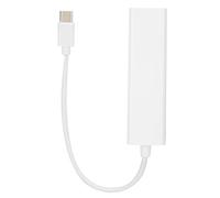Inconnu Adaptateur Multiport pour Concentrateur USB C, Concentrateur à 3 Ports Carte Réseau LAN USB2.0 RJ45 Adaptateur USB3.1 Type-C vers Ethernet pour OS X/Android